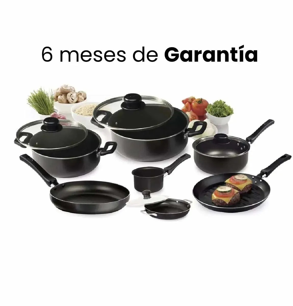 🔥 ¡LIQUIDACIÓN DE STOCK! Juego de Ollas de 13 Piezas Antiadherentes 🍲 ¡Llévalo por solo $49,90!