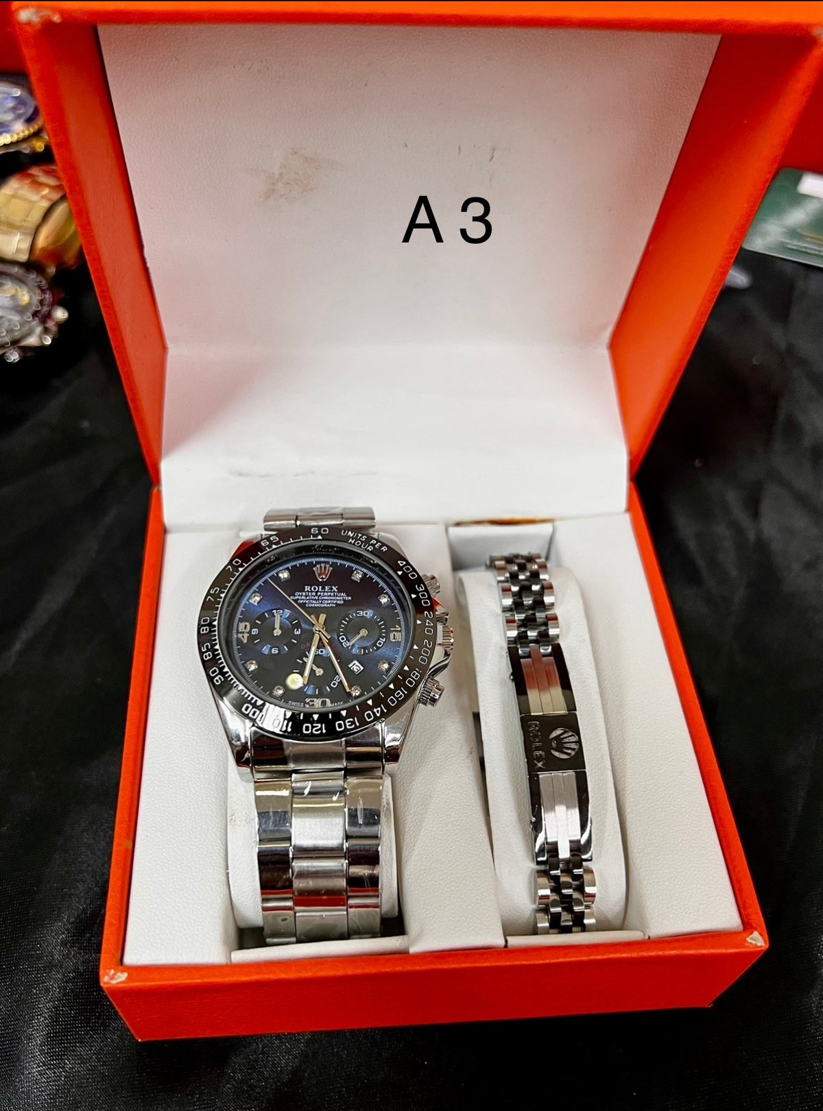 Set Reloj + Pulsera de Acero Premium | Modelos A1–A12
