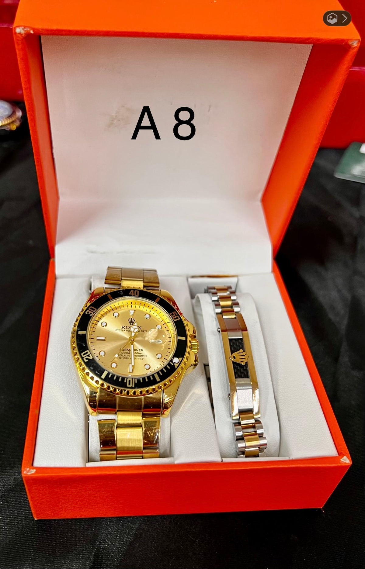 Set Reloj + Pulsera de Acero Premium | Modelos A1–A12