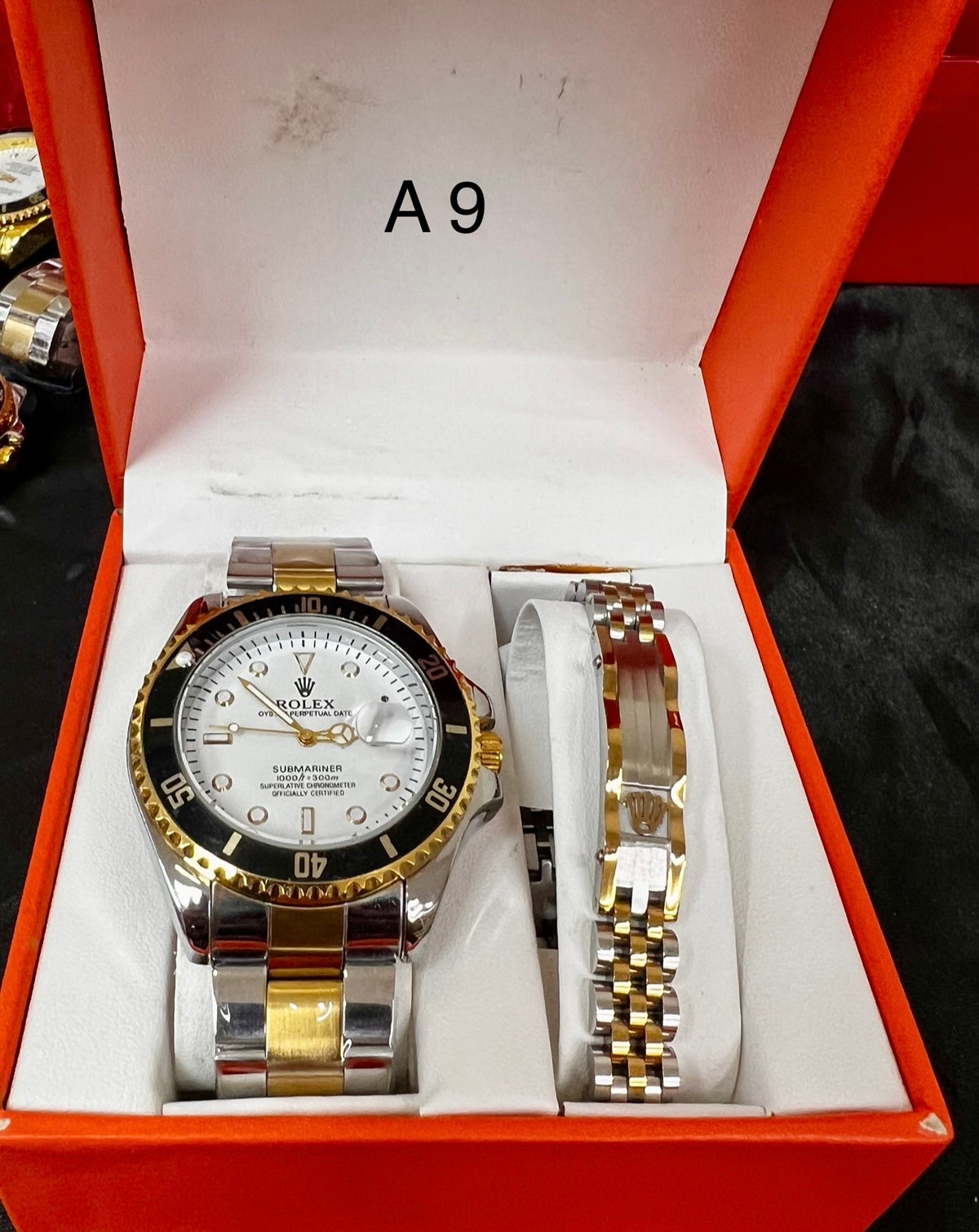 Set Reloj + Pulsera de Acero Premium | Modelos A1–A12