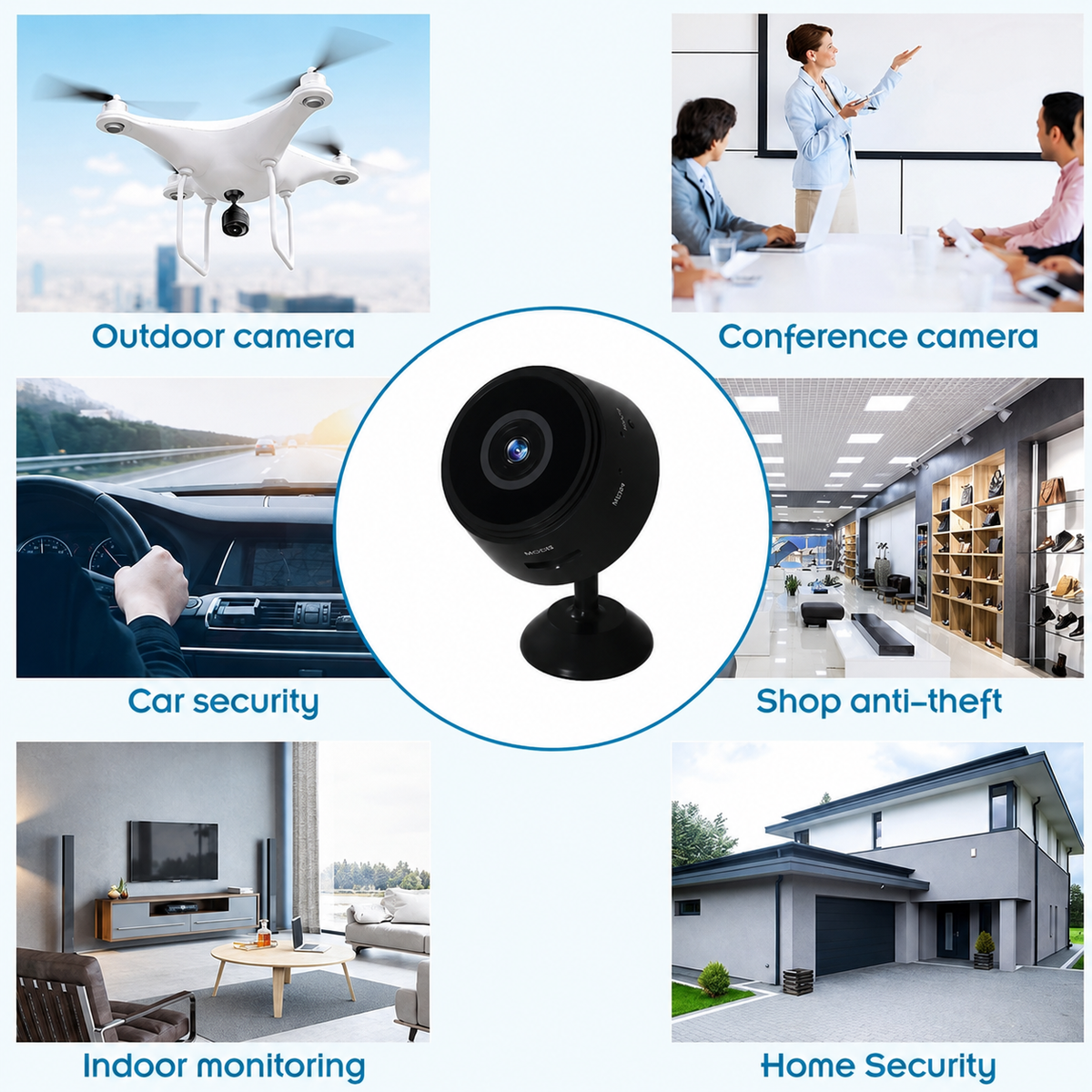 📹 Mini Cámara Espía Desmontable – ¡Seguridad Inteligente en Cualquier Lugar!